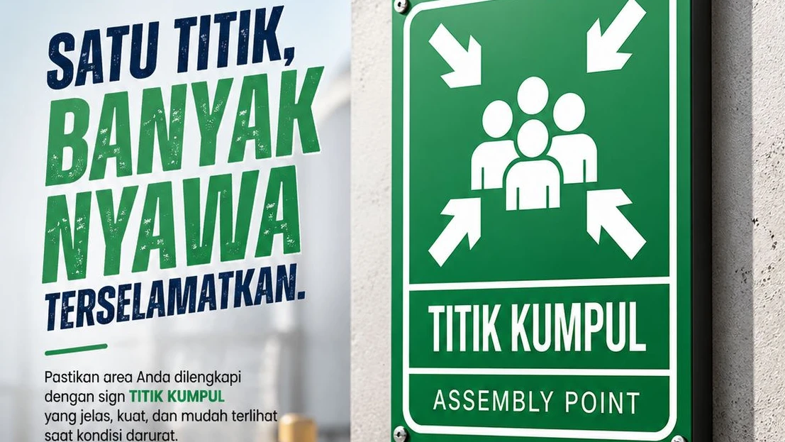 Jasa Pembuatan Papan Titik Kumpul / Beli Sign Titik Kumpul Plat | Desa ...