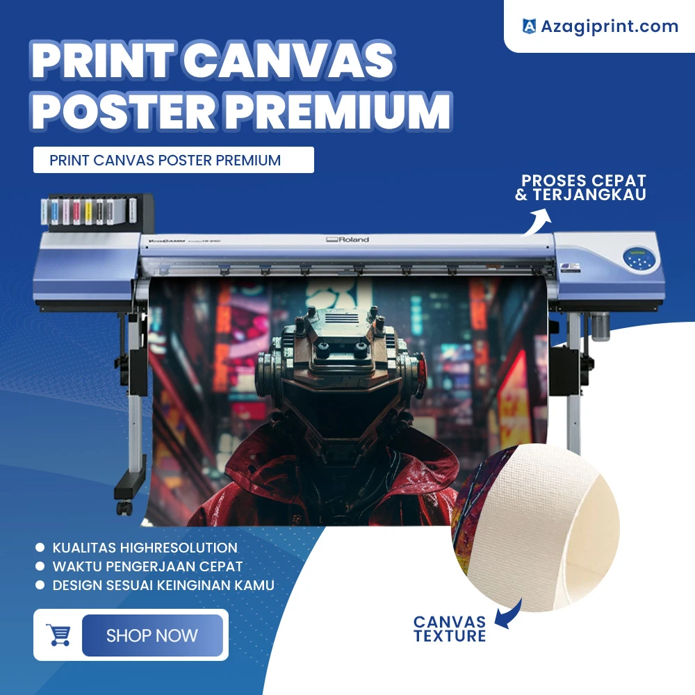 Print Canvas Poster Kanvas Premium