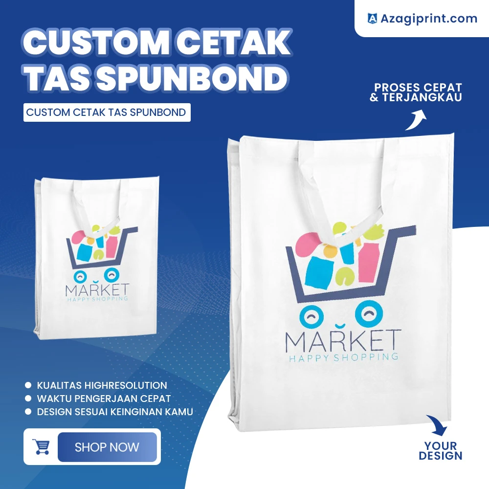 Custom Cetak Tas Spundbon Godiebag Promo