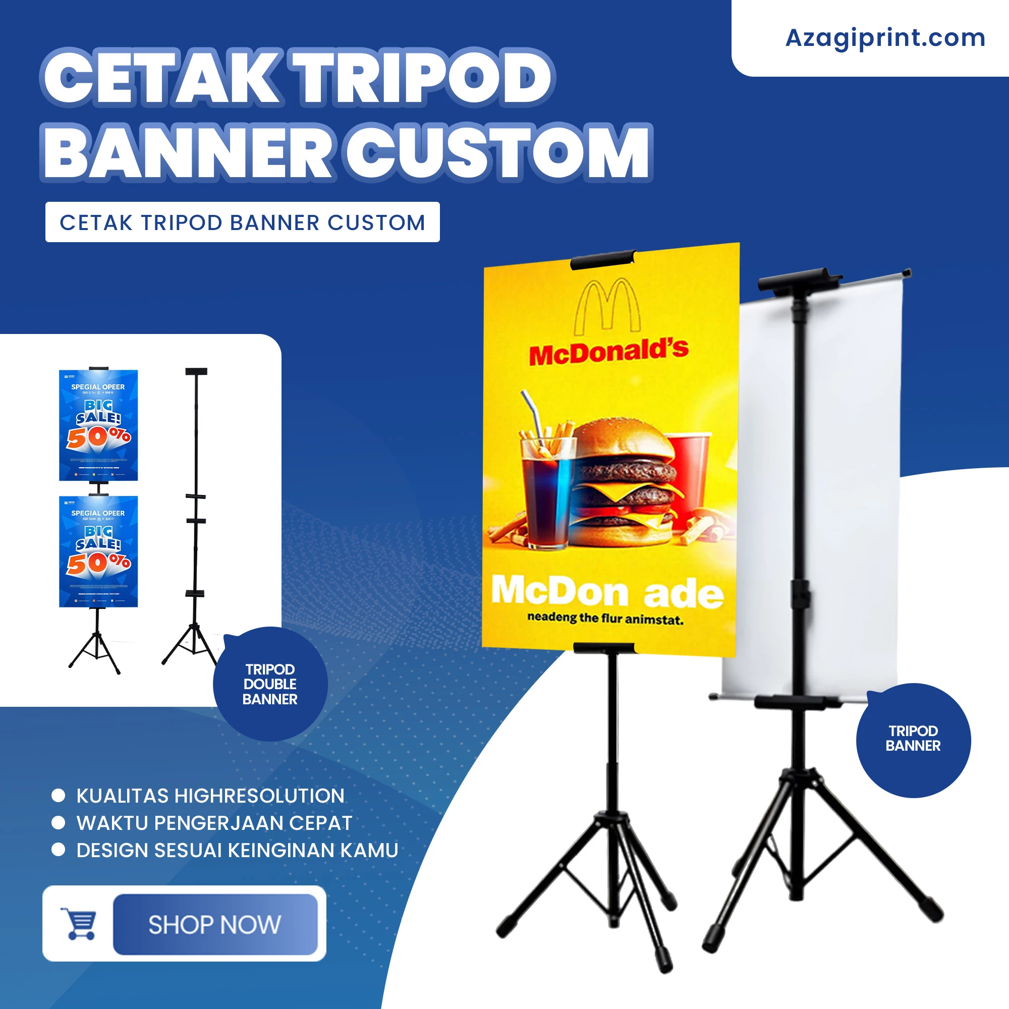 Print Tripod Banner