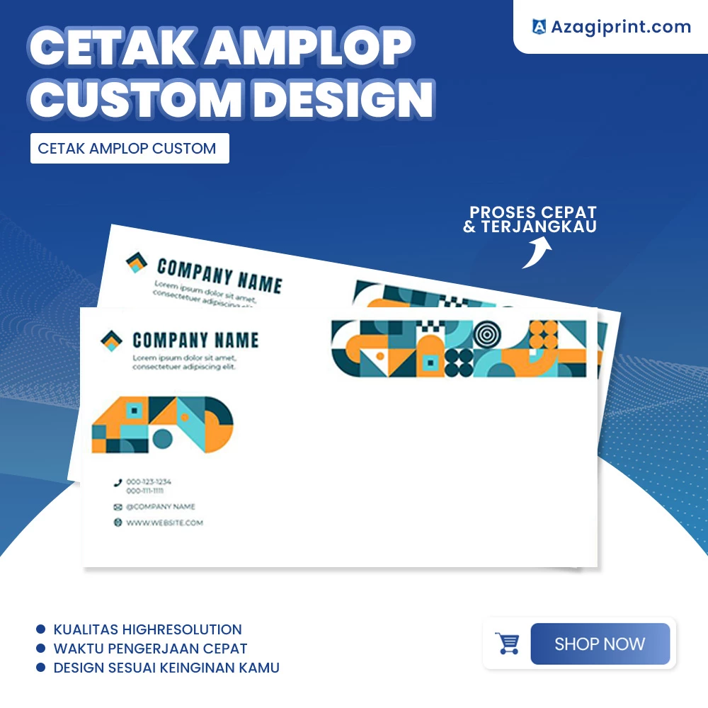 Amplop Custom Logo / Nama