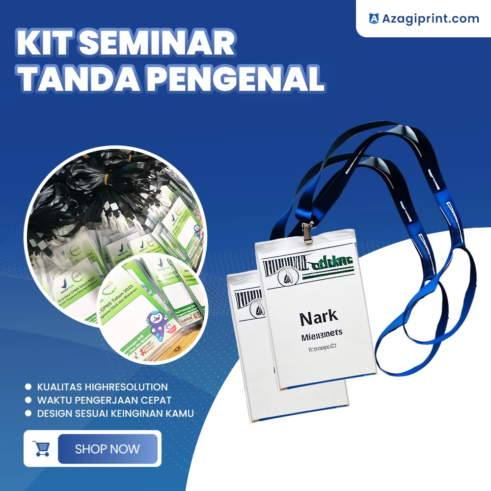 Kit Seminar Tanda Pengenal Tali id Acara