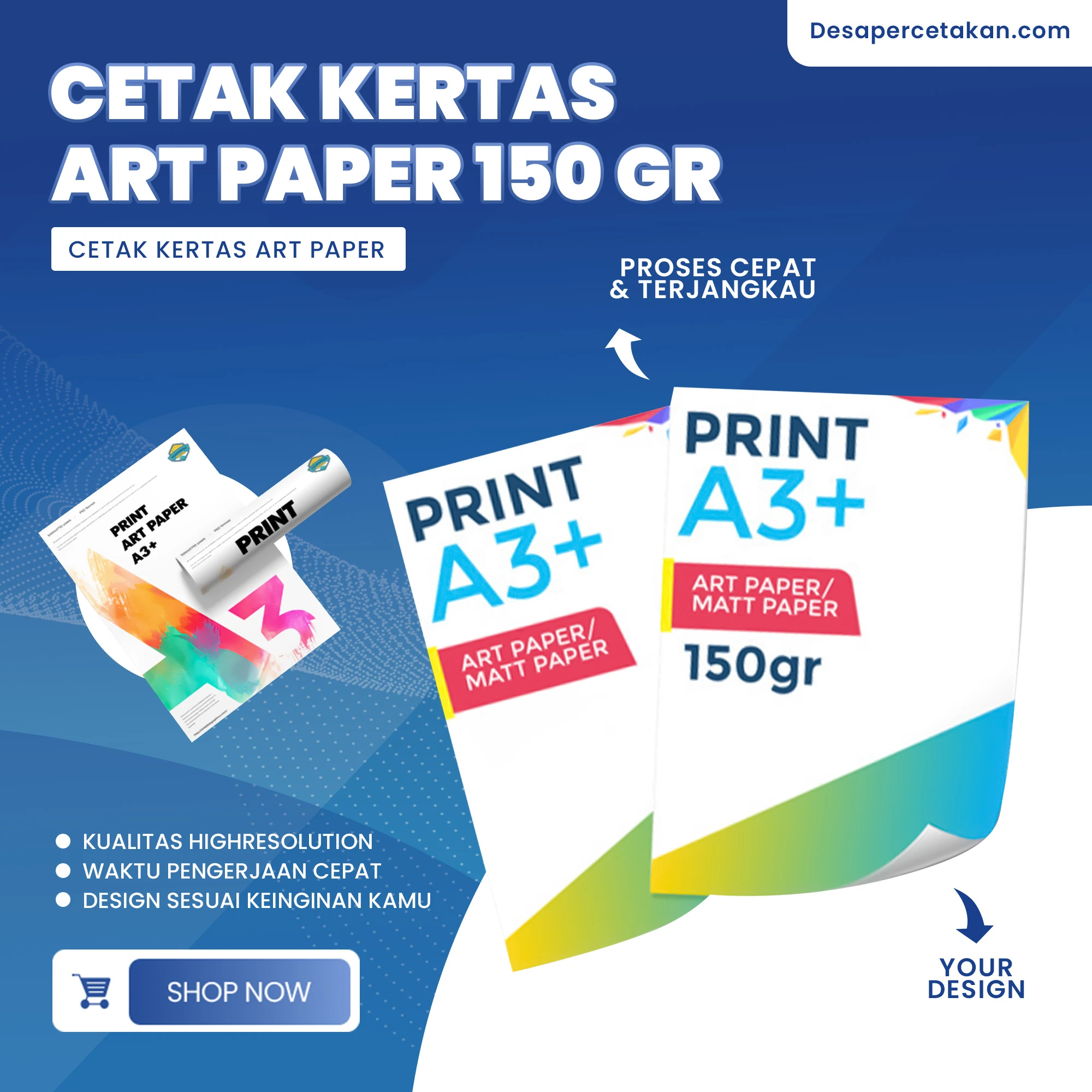 Print Art Paper 150 Gsm A3+