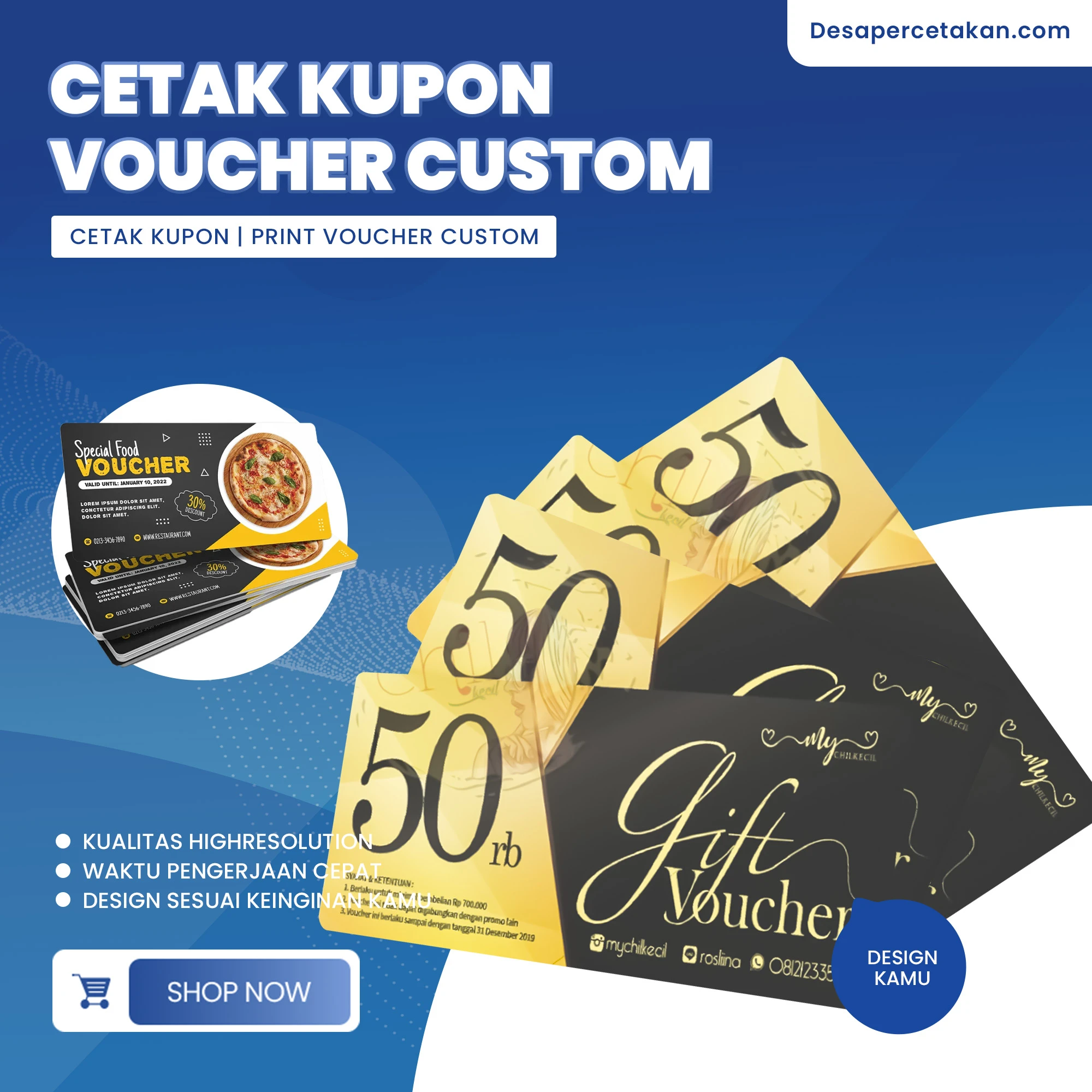 Cetak Kupon | Print Voucher Custom