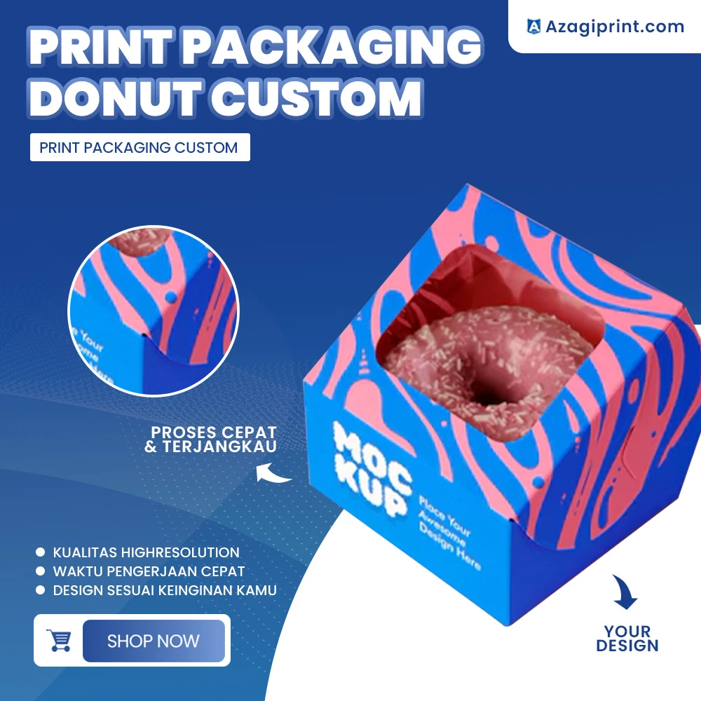 Cetak Custom Box Donat