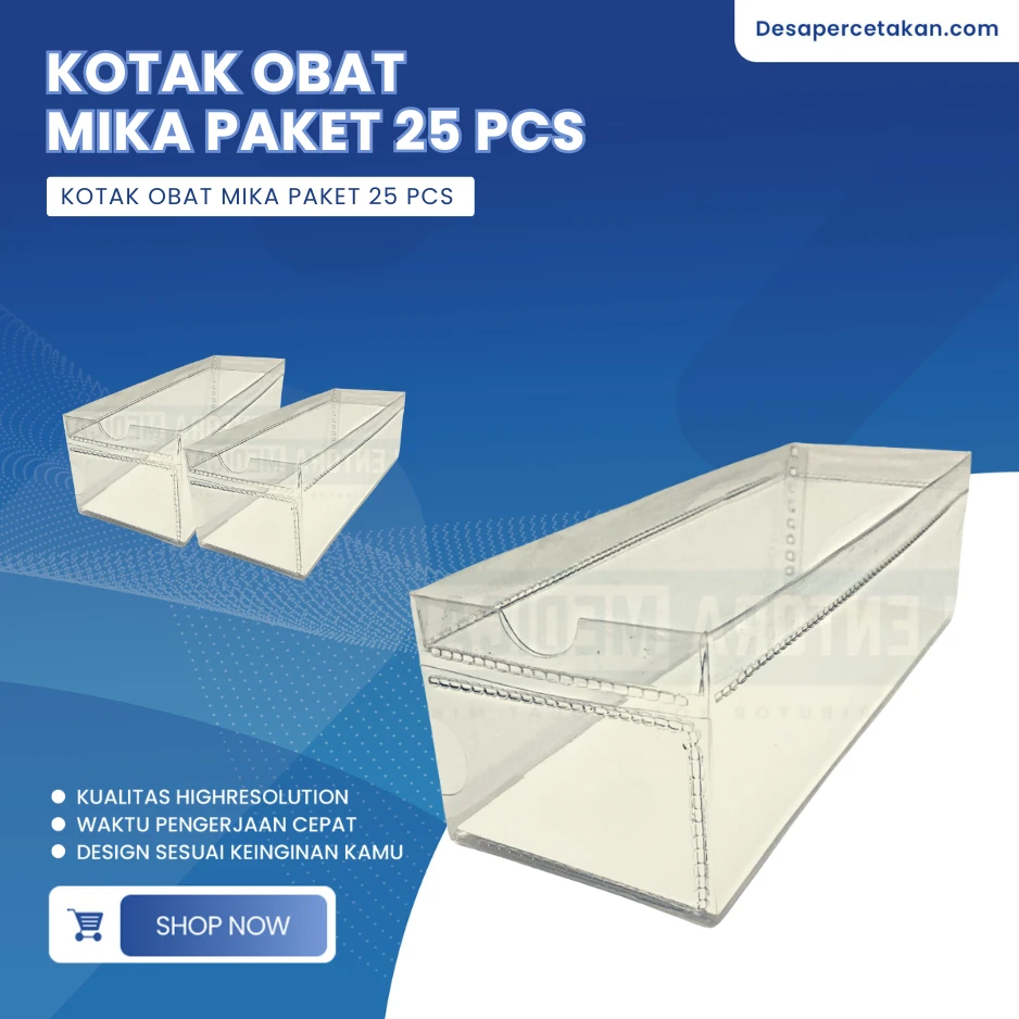 Kotak Obat Mika Paket 25pcs