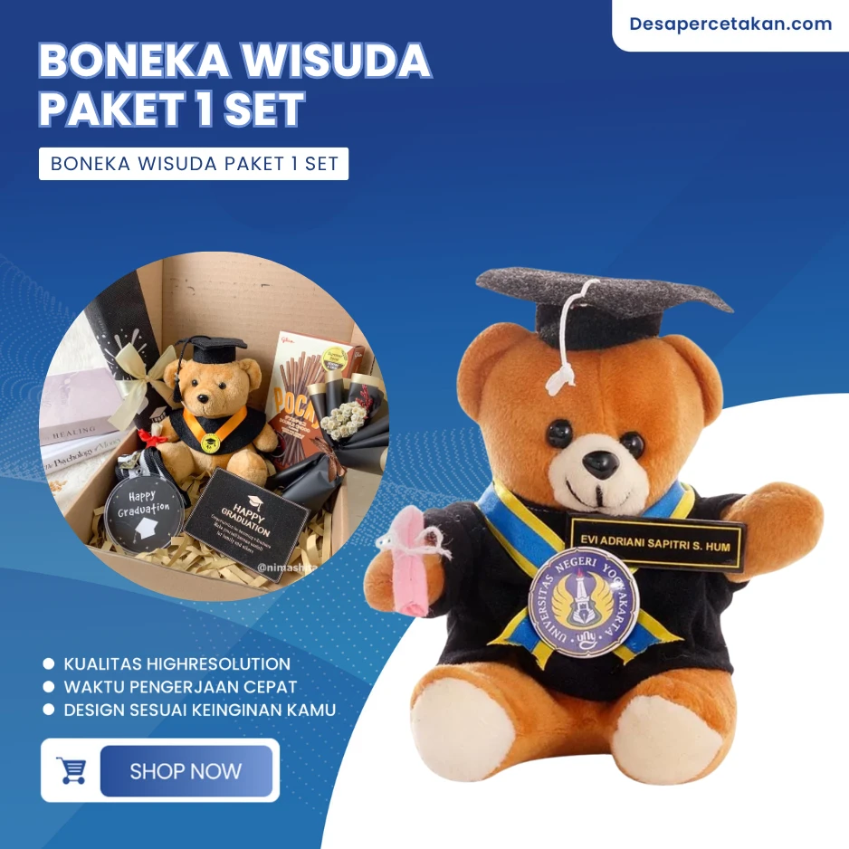 Boneka Wisuda 1 Paket