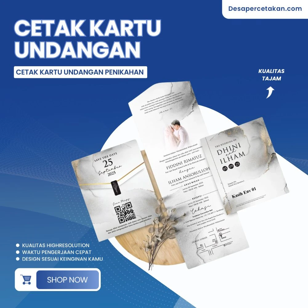 Cetak Kartu Undangan Pernikahan
