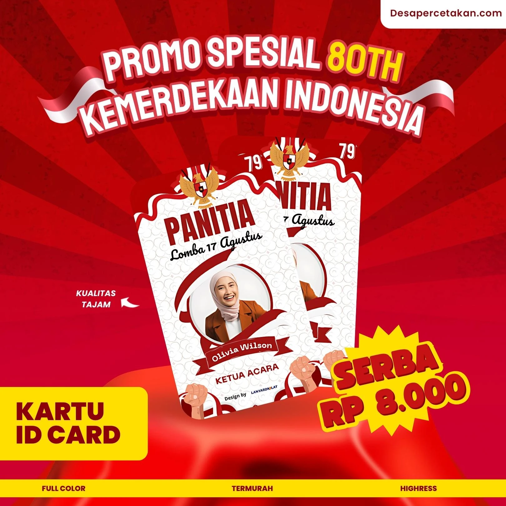 Cetak Kartu Id Card / Harga Promo / Cetak Id Card | Promo Agustus