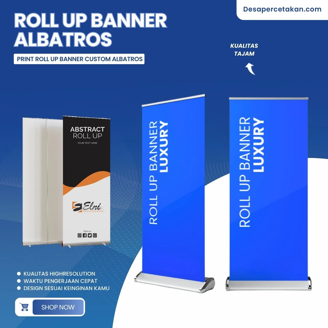 Roll Up Banner / Cetak Roll Up Banner Albatros [Promo]
