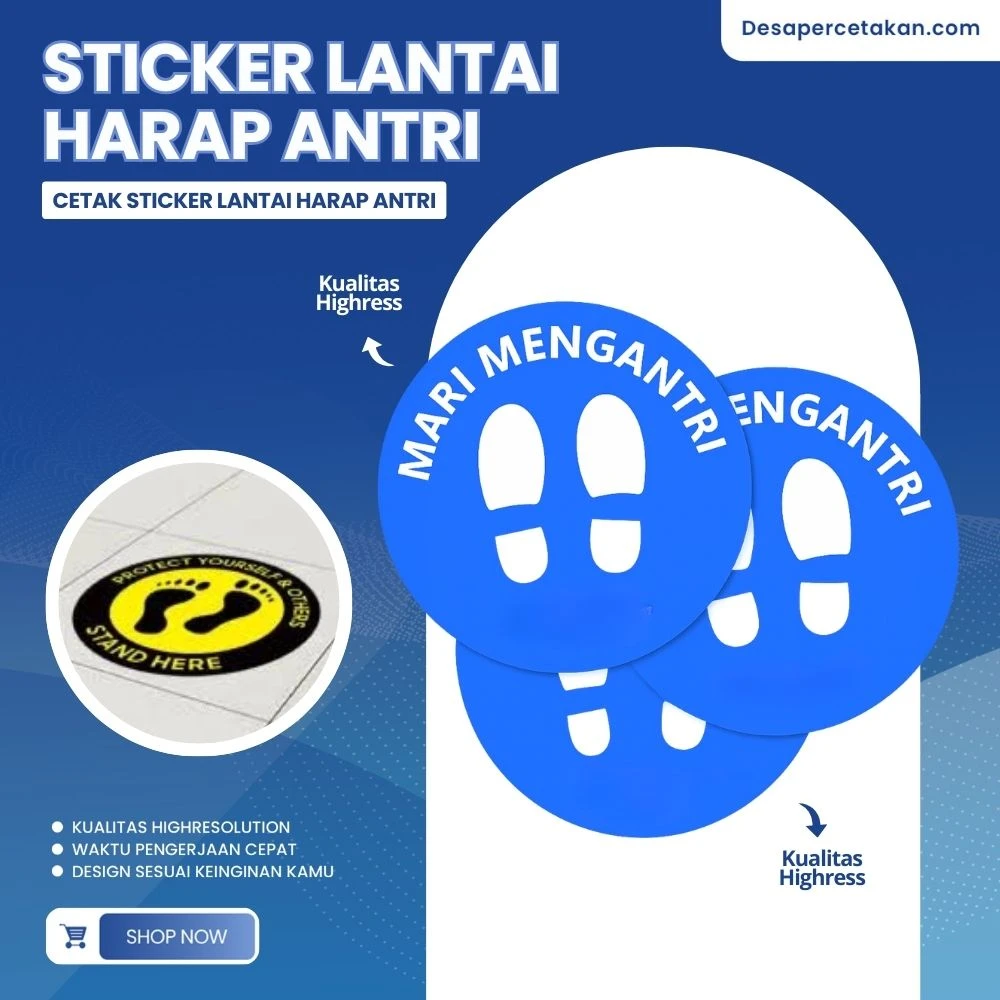 Sticker Lantai uk 30 cm