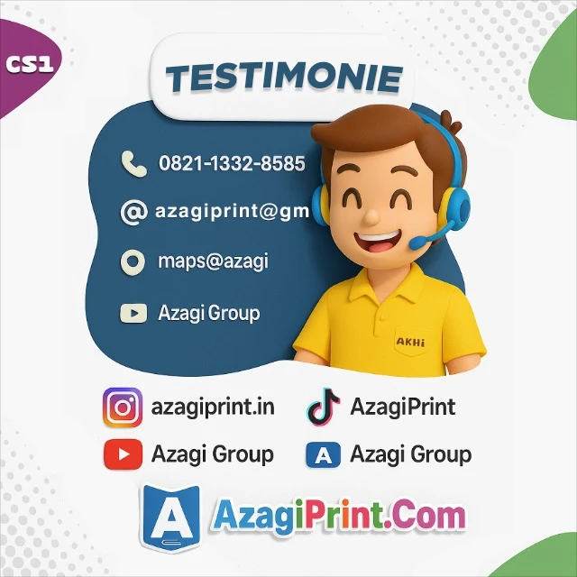 X-Banner Mini Bahan Luster Premium