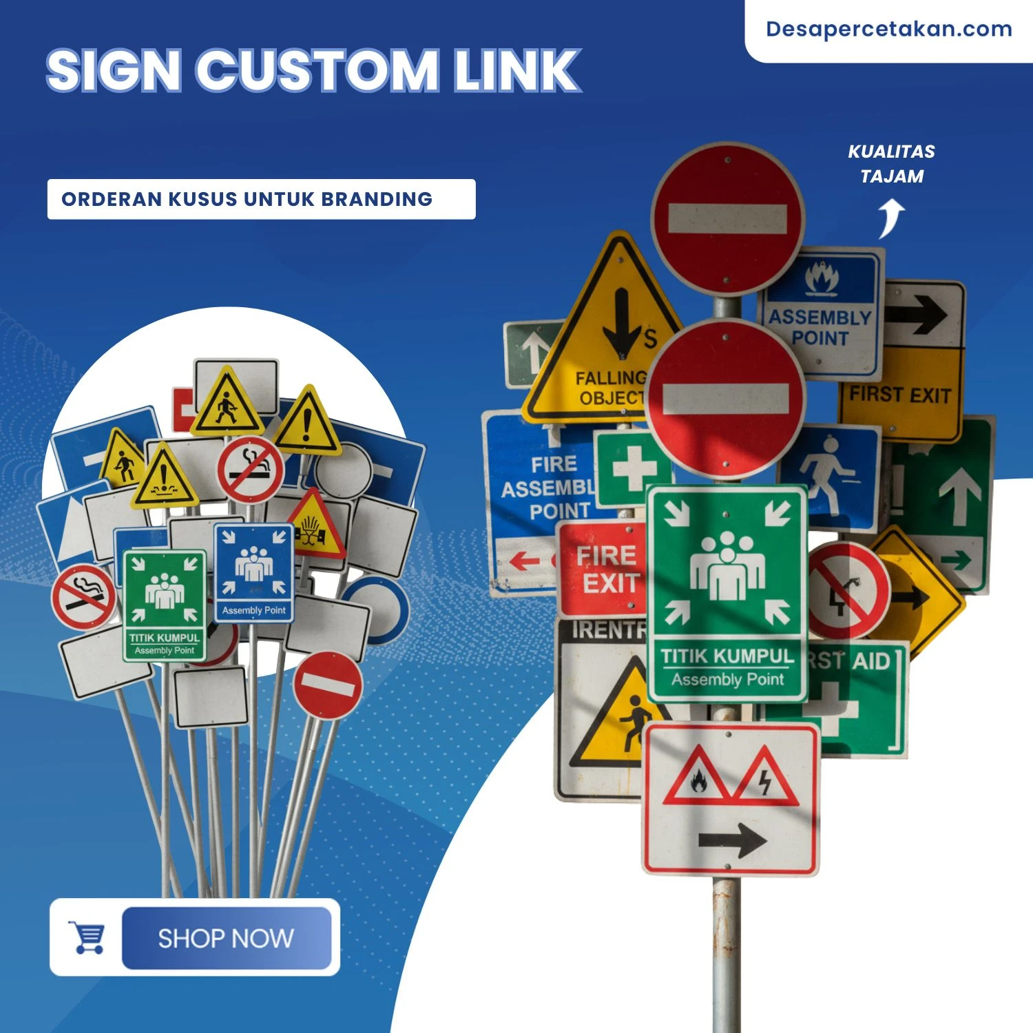 Sign Custom Pesanan Kusus Branding