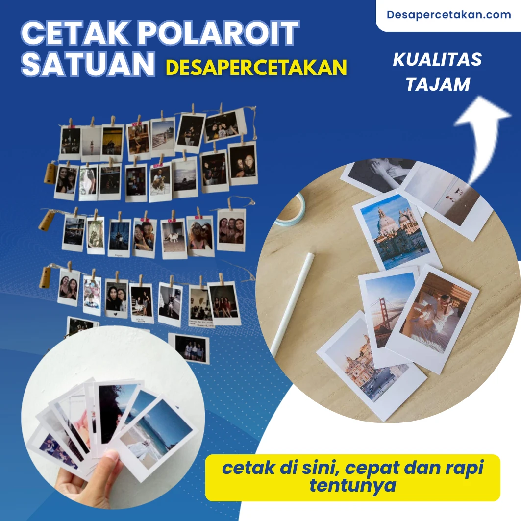Cetak Foto Polaroid Satuan Custom