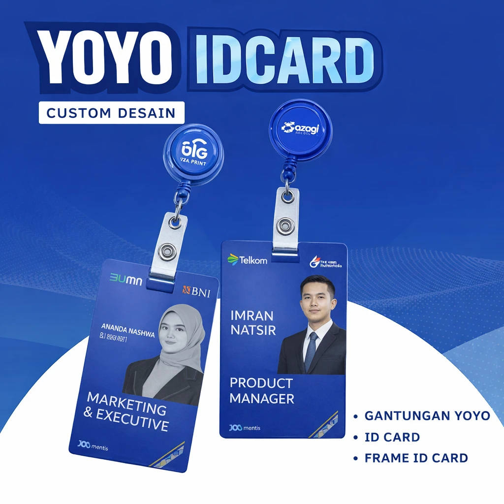Yoyo Id Card Custom | Gantungan Yoyo+Id Card