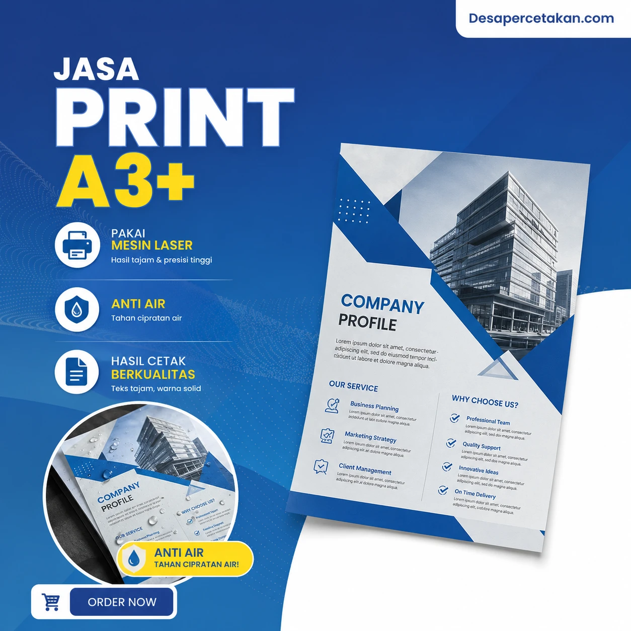 Jasa Print A3+ Art Carton  260 Gsm
